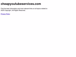 Cheapyoutubeservices