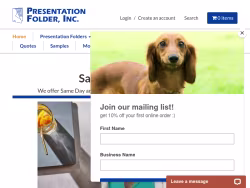 Presentationfolder