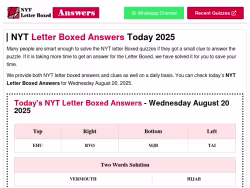 Nytletterboxedanswers logo