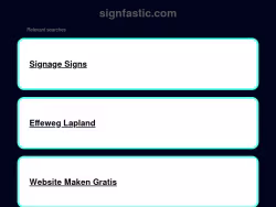 Signfastic