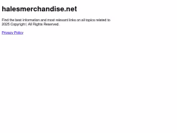 Halesmerchandise