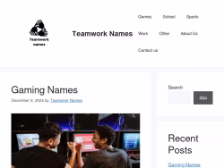 Teamworknames