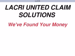 Lacriunitedclaimsolutions