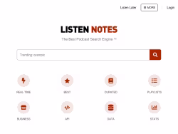Listennotes