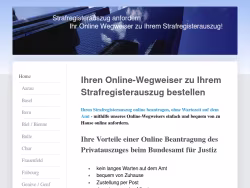 Strafregisterauszug