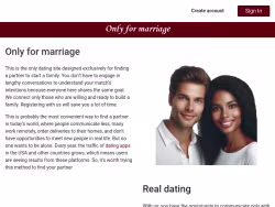 Only-for-marriage