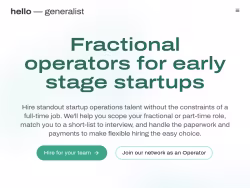 Hellogeneralist