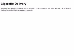 Cigarette-delivery