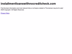 Installmentloanswithnocreditcheck