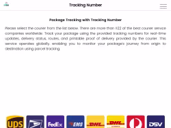 Trackingnumbers