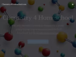 Chemistry4homeschool