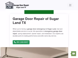 Garagedoorrepairofsugarland