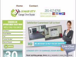 Leaguecity-garagedoorrepair