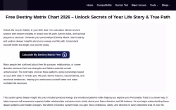 Destiny Matrix Chart