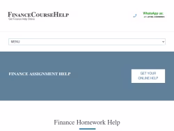 Financecoursehelp