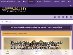 Worthychristianforums