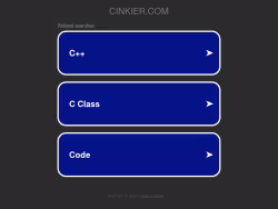 Cinkier