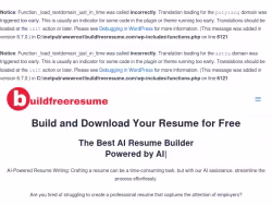 Buildfreeresume