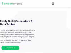 Embedsheets