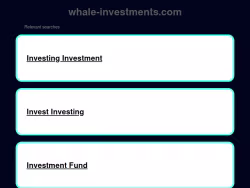 Whale-investments