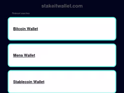 Stakeitwallet