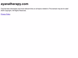 Ayanatherapy