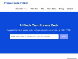 Presalecodefinder