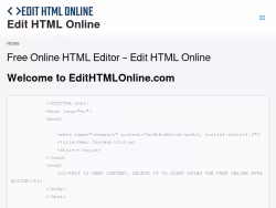 Edithtmlonline