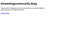 Streamingcommunity