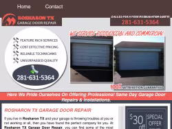 Rosharongaragedoorrepair logo