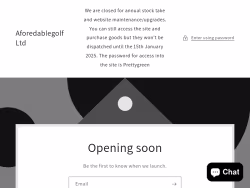 Aforedablegolf
