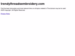 Trendythreadsembroidery
