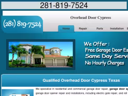 Overheaddoorcypress