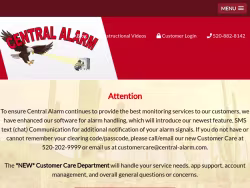 Central-alarm