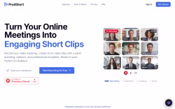 ProdShort - Automatically Record & Create Short Clips from Online Meetings