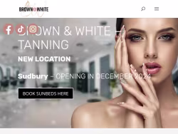 Brown-and-white