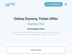 Onlinedummyticket
