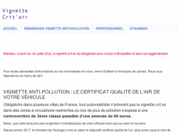 Vignette-critair