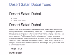 Desertsafaritours