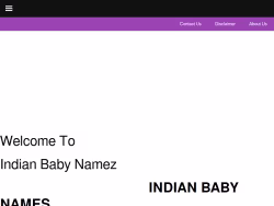 Indianbabynamez