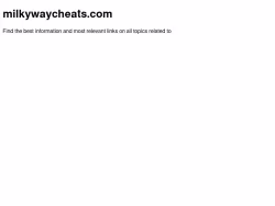 Milkywaycheats