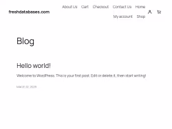 Freshdatabases