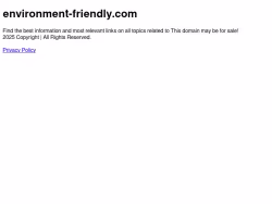Environment-friendly