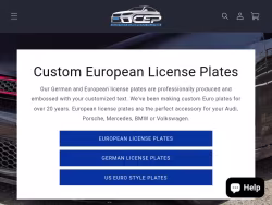 Customeuropeanplates
