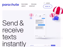 Parachutetext