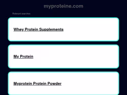 Myproteine