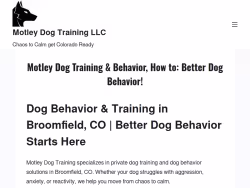 Motleydogtraining