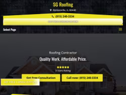 Roofingcontractorromeoville logo