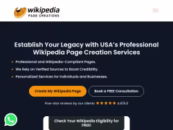 Wikipediapagecreations