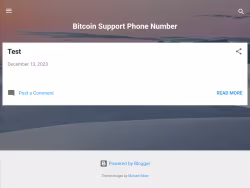 Bitcoin-phone-number
